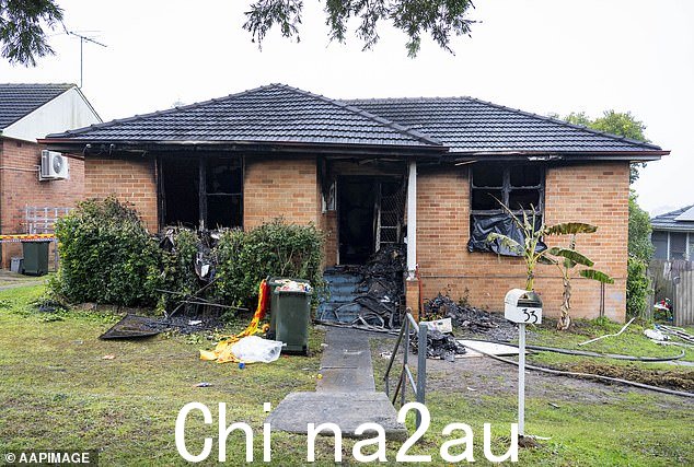 Lalor Park 的住房委员会房产在周日凌晨迅速被大火吞没