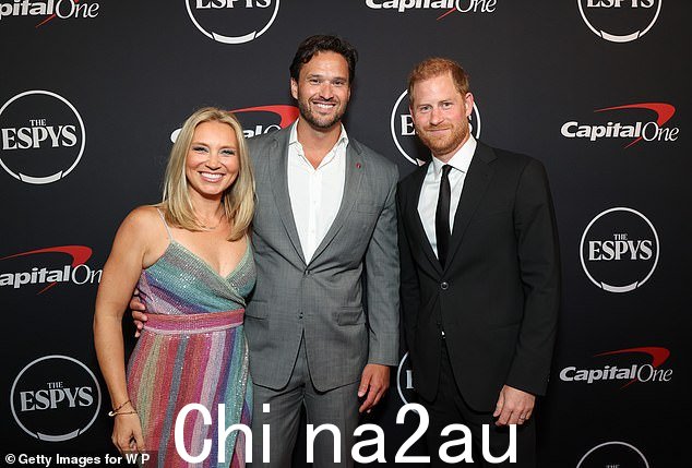 Indra Petersons、Jake Wood 和 Prince Harry
