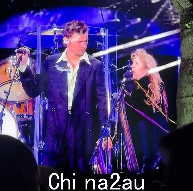 在这场特别的演出中,Stevie 带来了 Harry Styles,她在已故乐队成员 Christine McVie 的 81 岁生日那天向她表达了情感上的敬意