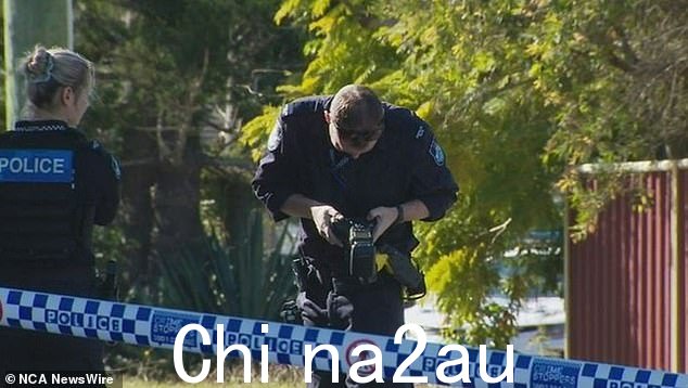 黛西山致命肇事逃逸案现场的警察