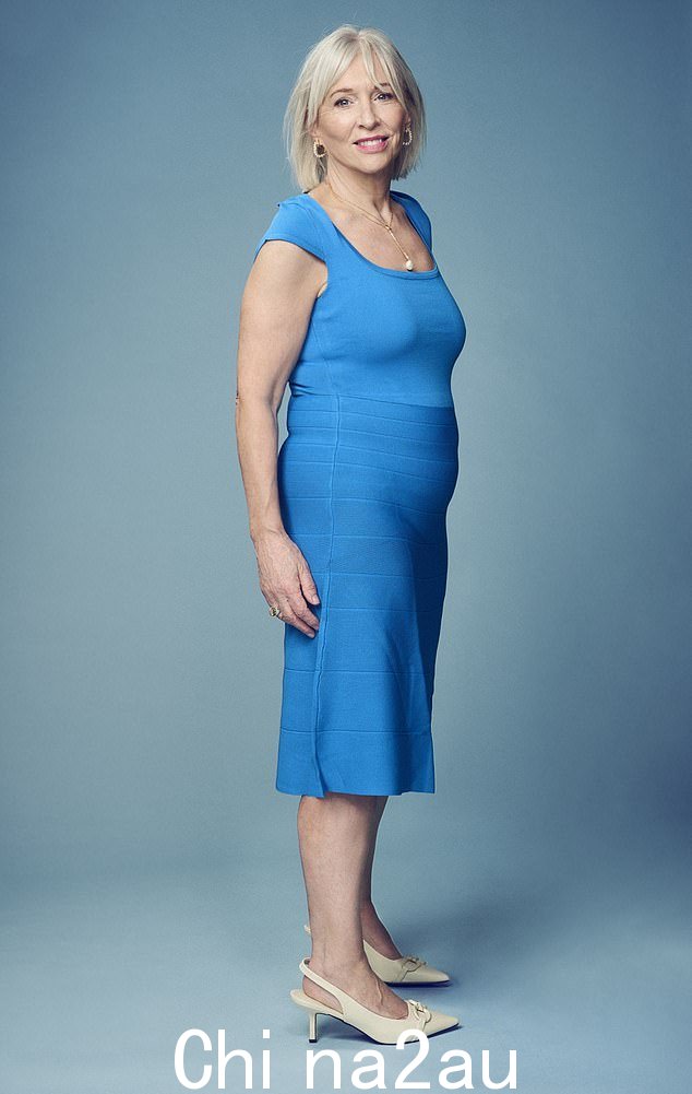 Nadine Dorries 在决定加入 Ozempic 潮流之前 - 她的超重主要集中在她的中部