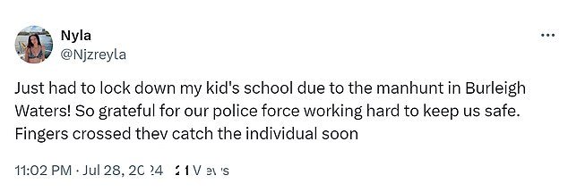 事件发生在诸圣圣公会学校附近,一位家长在 X 上写道,学校已被封锁