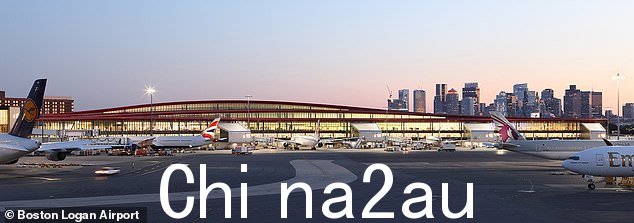 飞机已转移至华盛顿杜勒斯国际机场并准备继续其旅程下午 3:40 前往波士顿洛根(如图) ET Sunday