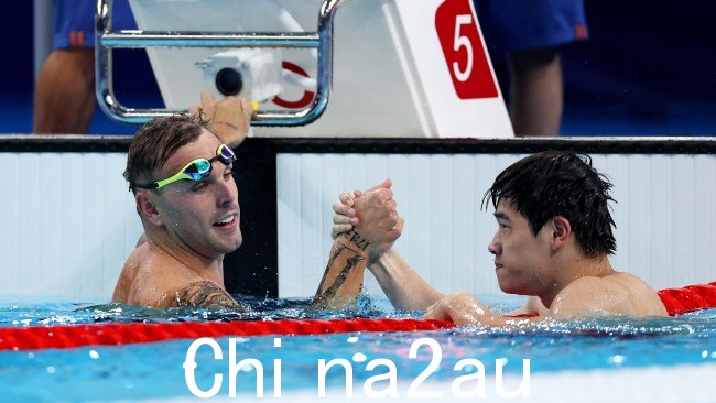 查尔默斯在比赛的最后30米中表现出色,获得银牌。图片:Quinn Rooney/Getty Images。