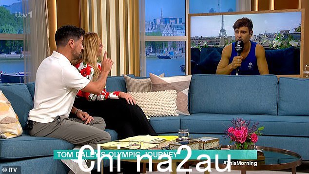他今天接受了《早安英国》的 Sian Gibson 和 Craig Doyle 的 ITV 采访