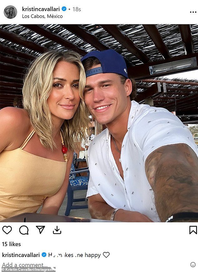 Kristin Cavallari,37 岁,正在与 24 岁模特 Mark Estes 约会