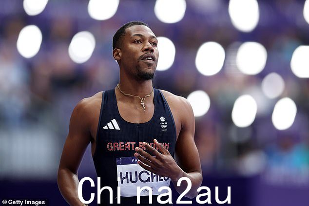 Zharnel Hughes 退出周一晚上巴黎奥运会男子 200 米预赛