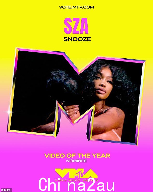 SZA(不会弹奏乐器)在 2022 年推出热门单曲《Snooze》,在粉丝投票仪式上获得了年度最佳视频和最佳 R&B 奖