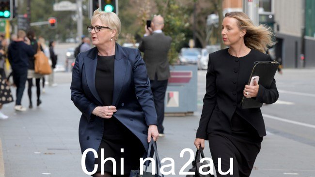 参议员琳达·雷诺兹 (Linda Reynolds) 因社交媒体帖子起诉布列塔尼·希金斯 (Brittany Higgins) 2022 年和 2023 年。图片:NewsWire / Sharon Smith