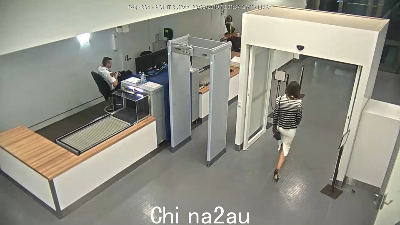 希金斯在当选后穿着参议员雷诺兹拥有的卡拉·赞帕蒂 (Carla Zampatti) 夹克2019 年被强奸。图片:NCA NewsWire 讲义。