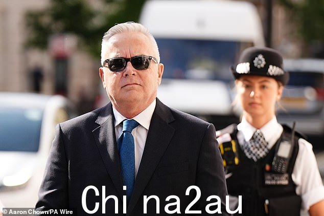 前 BBC 广播员 Huw Edwards 于 7 月 31 日抵达威斯敏斯特地方法院