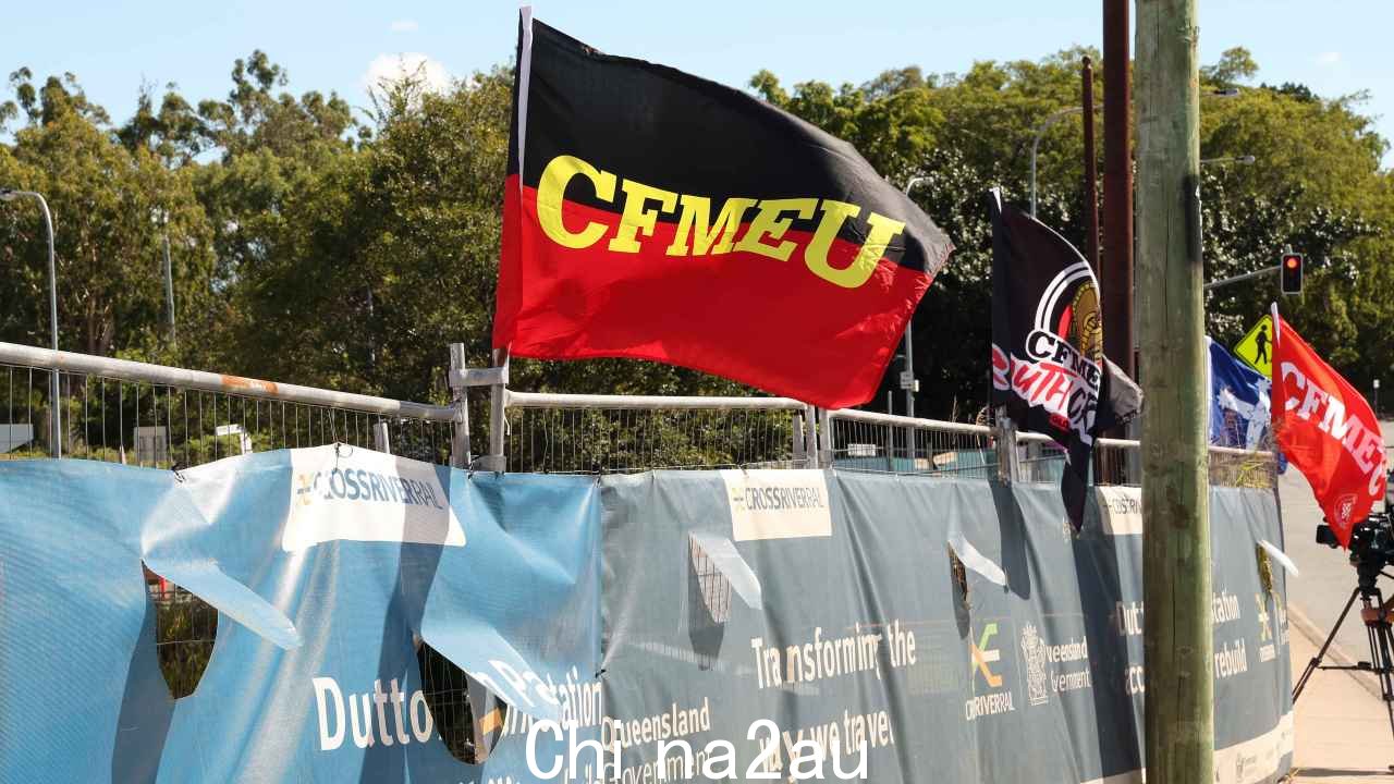 CFMEU 对工党的政治捐款在爆炸性的腐败指控后引起了人们的关注。图片:Liam Kidston