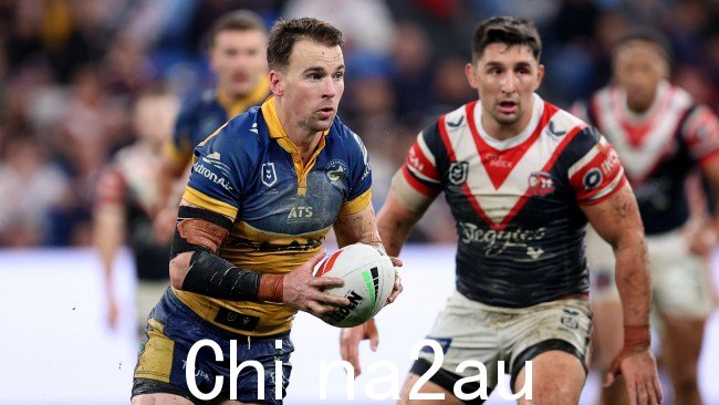 Parramatta Eels 队长克林特·古瑟森 (Clint Gutherson) 表示安联体育场球场是他所经历过的“最糟糕的球场之一”继续播放。图片:Brendon Thorne/Getty Images)