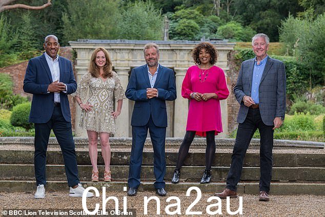 主持人 Martin Roberts、Dion Dublin 和 Martel Maxwell 在粉丝最喜爱的节目中深受观众喜爱