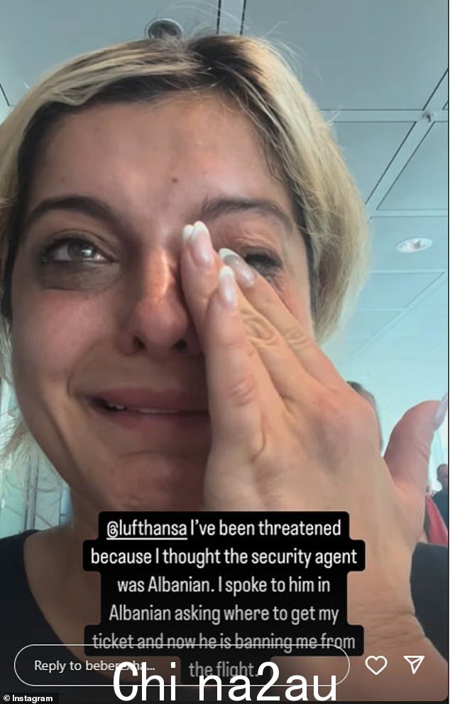 Bebe Rexha 声称她因在周六上传到她的 Instagram Story 的一段情感丰富的新视频中说阿尔巴尼亚语而受到安全人员的“威胁”