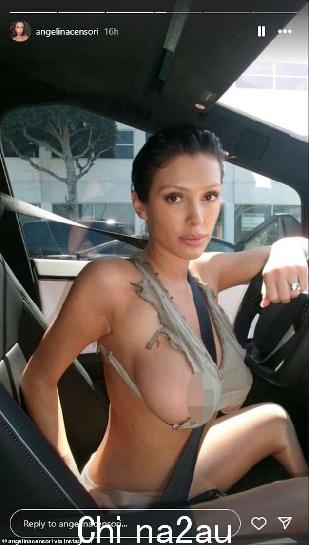 在家人访问洛杉矶期间,她与母亲和两个姐妹度过了美好时光 - 并以性感的照片出现在安吉丽娜的 Instagram 故事中