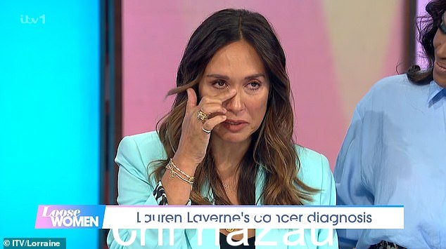 Myleene Klass 周三在《Loose Women》节目中泪流满面,她讲述了她最好的朋友 Lauren Laverne 与癌症的斗争