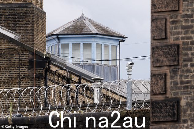 HMP Wandsworth 的安全摄像头,今年 7 月拍摄 - 一份检查报告批评监狱闭路电视设备故障