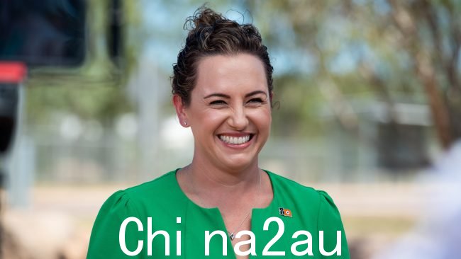 NT 反对派领导人 Lia Finocchiaro 部长表示,她很荣幸能够成为第一位 CLP 女性领导人 图片:Pema Tamang Pakhrin