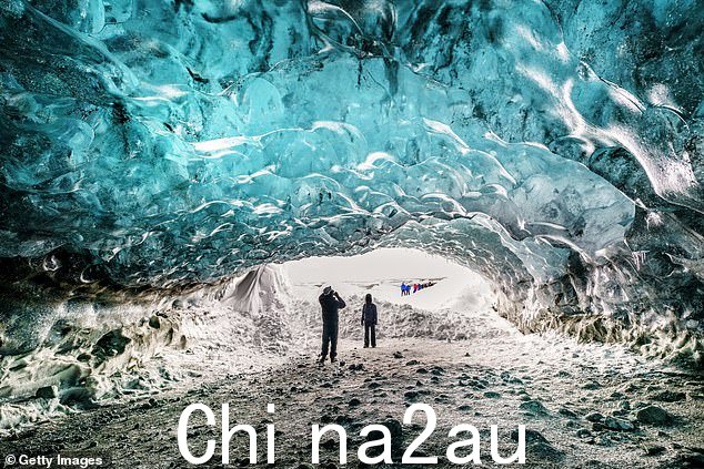冰岛东南部 Breidamerkurjokull 冰川水晶洞的文件图片
