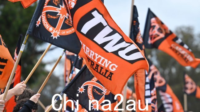 TWU 已解散其 Vic/Tas 分支。图片:NCA NewsWire / Martin Ollman