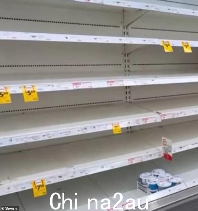 Coles 商店在最近的猛烈风暴中断电,易腐烂的产品不得不扔掉