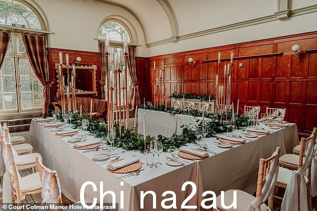 格鲁吉亚建筑和维多利亚玫瑰步道适合拍摄田园诗般的婚纱照,场地自己的瀑布也是如此