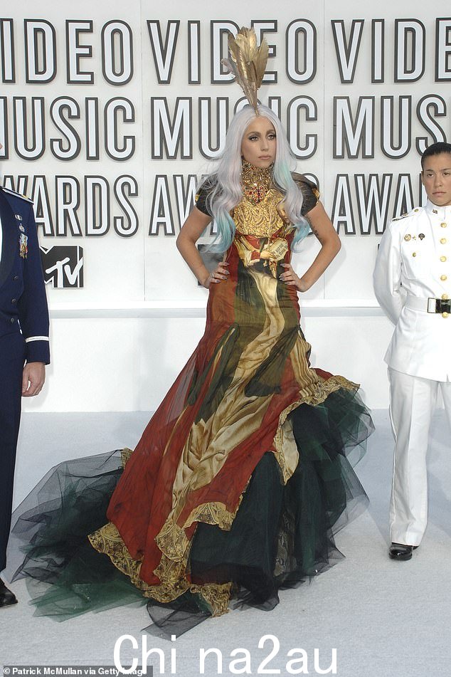 2010 年,Lady Gaga 穿着已故 Alexander McQueen 设计的礼服和犰狳高跟鞋走上红地毯