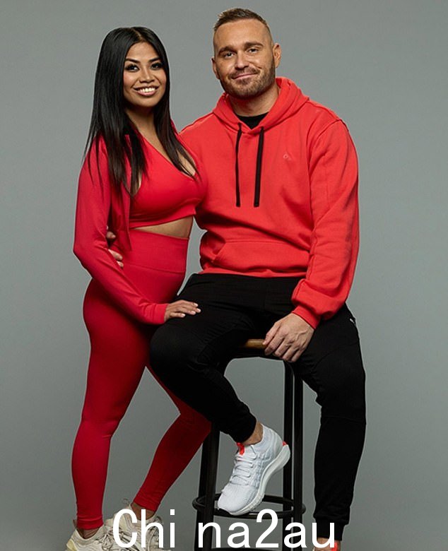 Jessika 和 Cyrell 的不和在 MAFS 重聚期间首次达到高潮,当时 Cyrell 指责她与男友 Eden Dally(右)有风流韵事