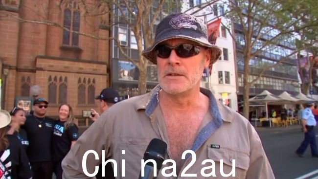 工会成员声称阿尔巴尼亚政府否认了 CFMEU 的基本法律在没有提出指控的情况下反对工会的权利。图片:澳大利亚天空新闻。