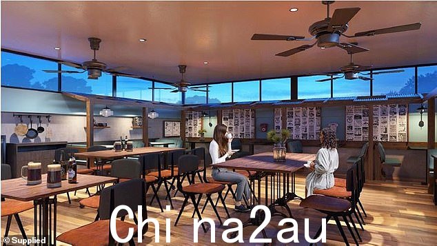 新餐厅将采用较小的平面图,以减少租金、燃气和电力成本,并确保餐厅的人员配备充足(如图所示,渲染图)