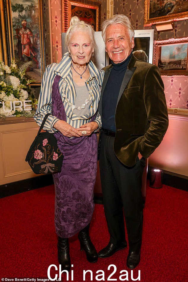 Jeff 在 Vivienne Westwood 于 2022 年 12 月去世后,应 Vivienne Westwood 的要求成为她公司的董事,但于 7 月被赶下台(2021 年合照)