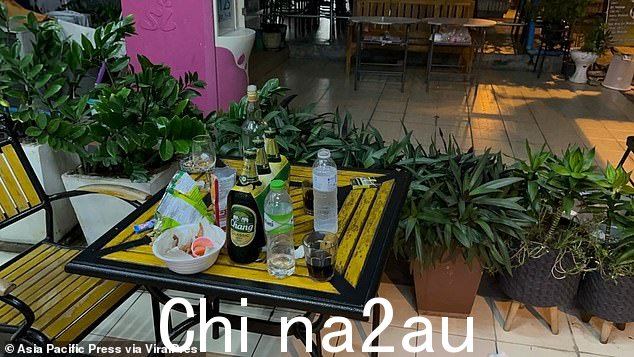 图:发生所谓事件的“Walk In Mansion”酒店的室外区域