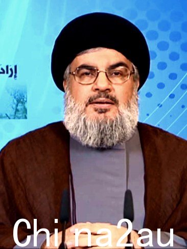真主党领袖哈桑·纳斯鲁拉 (Hassan Nasrallah) 在 9 月 27 日的以色列无人机袭击中丧生, 2024年。图片:美联社照片/SANA