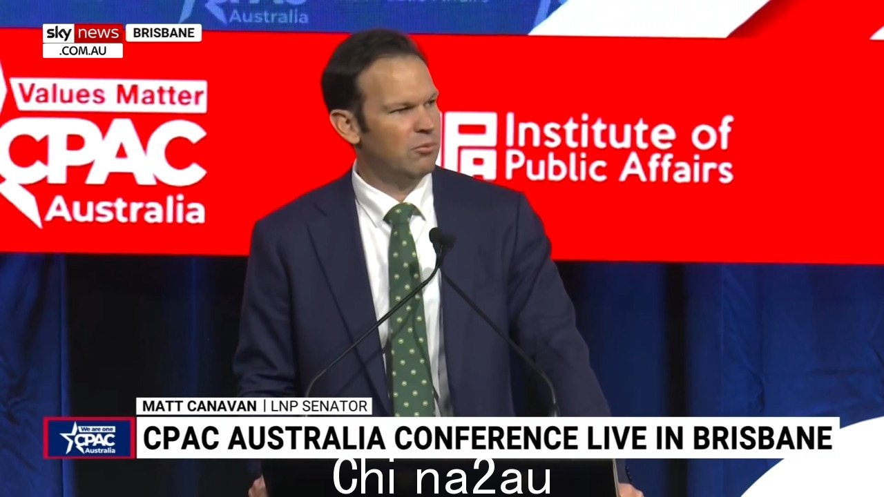 CAPC 澳大利亚 2024 年:参议员马特·卡纳万 (Matt Canavan) 表示工党的虚假信息法案“试图压制而不是获胜”” fetchpriority=