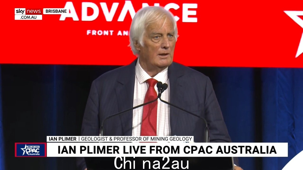CPAC Australia 2024:地质学家和教授 I关于“净零洗钱”的 Plimer