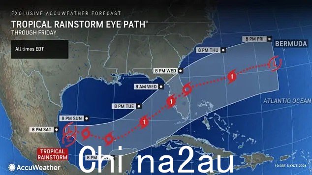 气象学家正在追踪热带风暴米尔顿,该风暴可能会在几周前遭受飓风海伦破坏的地区登陆