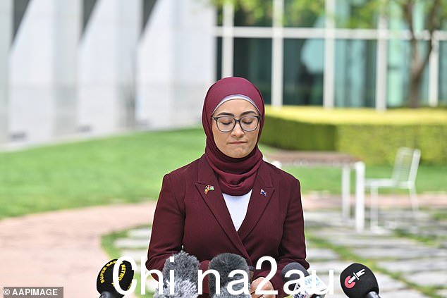 法蒂玛·佩曼参议员周三宣布了她的新政党:“澳大利亚之声”