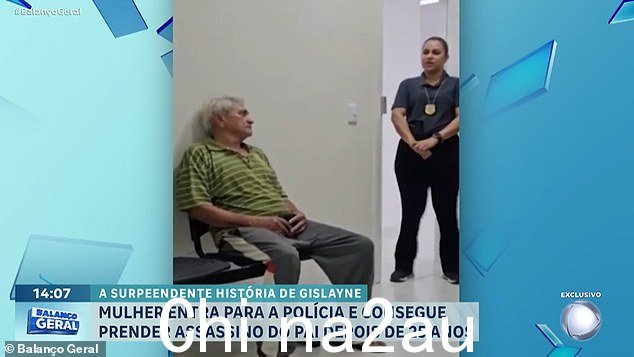 镜头显示吉斯莱恩终于在警察局与杀害她父亲的凶手面对面在她帮助逮捕他后,车站