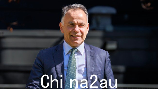 维多利亚州反对派领袖 John Pesutto 概述了未来联合政府的首要任务,承诺稳定债务、吸引投资,保障国家能源供应。图片:NCA NewsWire / David Geraghty