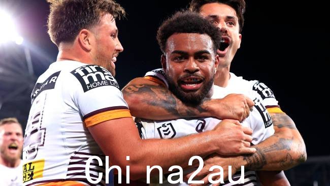 Ezra Mam 的休赛期已中断 12 个月2023 年 NRL 总决赛中,布里斯班队输给彭里斯黑豹队,他在三次尝试中表现出色。图片:Adam Head