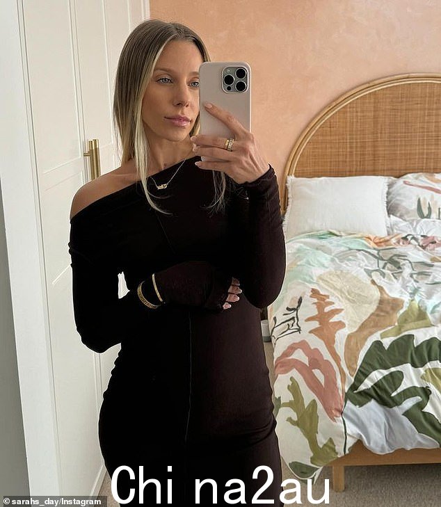 Sarah's Day(如图)在 Instagram 帖子中暗示她已与丈夫 Kurt Tilse 生下了第三个孩子