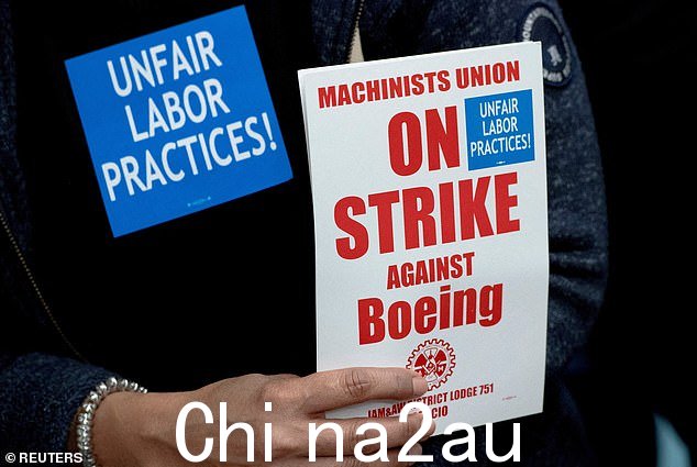 自 9 月 13 日以来,大约 33,000 名波音公司西海岸工会工人(大多数在华盛顿州)一直在罢工