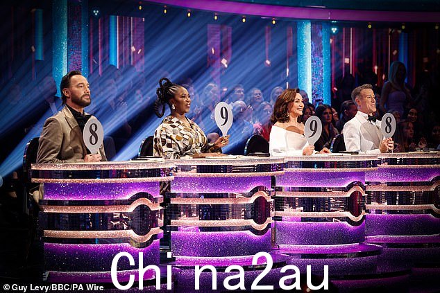 Shirley 自从 2017 年取代 Len Goodman 以来,一直是 BBC 旗舰周六晚间舞蹈比赛的一部分(本月评审团图片)