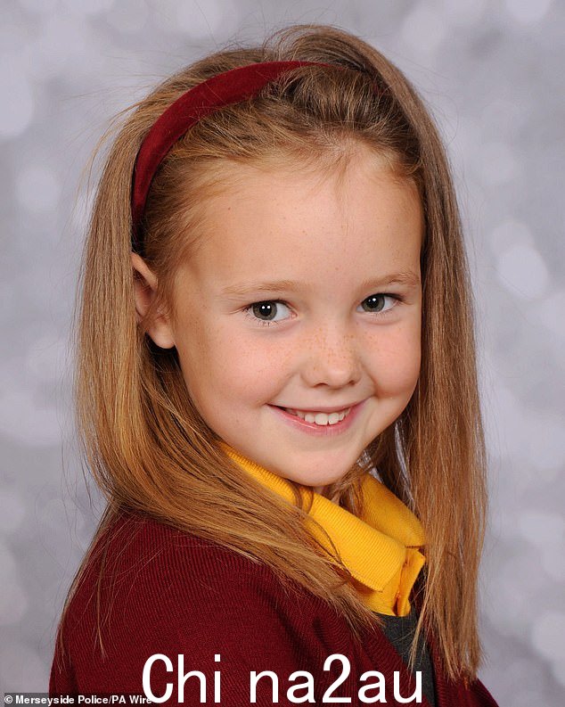 埃尔西·多特·斯坦科姆 (Elsie Dot Stancombe),7 岁,泰勒·斯威夫特 (Taylor Swift) 在绍斯波特 (Southport) 舞蹈学校举办的一场活动中被持刀袭击身亡的三名儿童之一