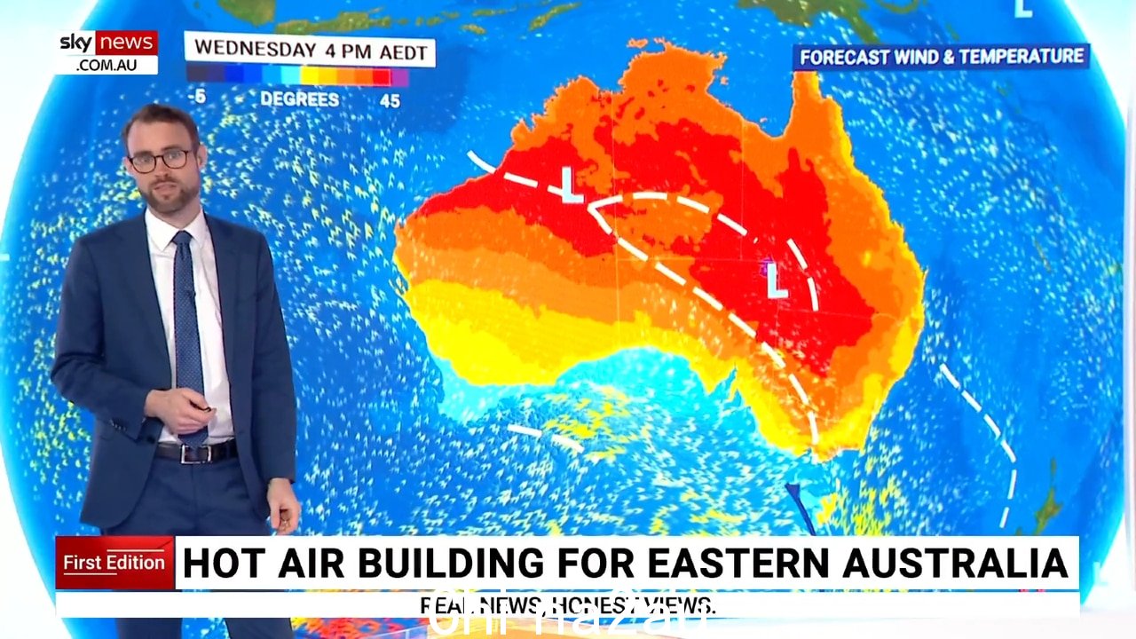分析:澳大利亚即将到来的天气Forecast