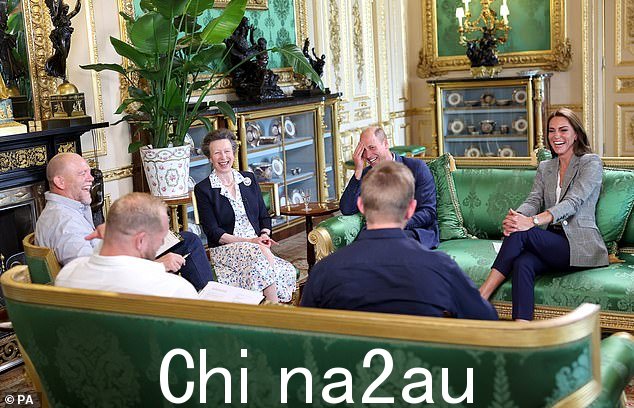 在温莎城堡的讨论中,提出了竞争的话题,凯特和威廉被问及他们之间的竞争,其中一位主持人透露迈克将他们与情景喜剧《朋友》中的莫妮卡进行了比较