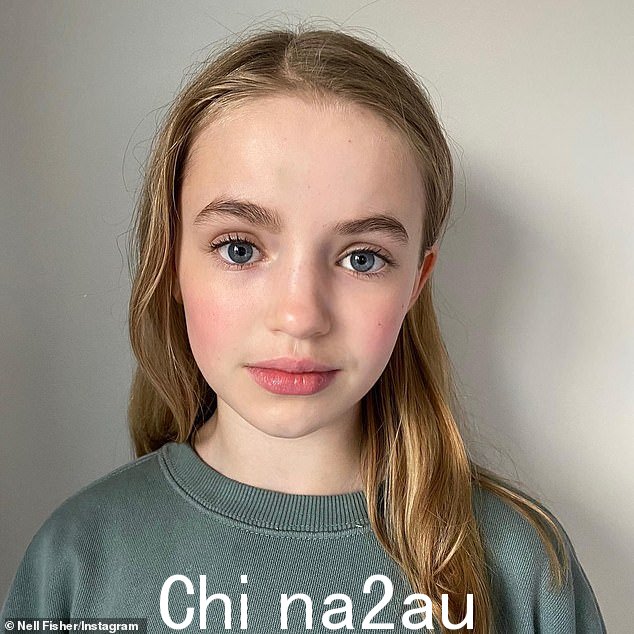 Nell Fisher(摄于 2023 年)——取代了双胞胎 Tinsley 和 Anniston Price——于 6 月 4 日被拍到与 Henry Creel/Vecna(杰米·坎贝尔·鲍尔饰)拍摄场景