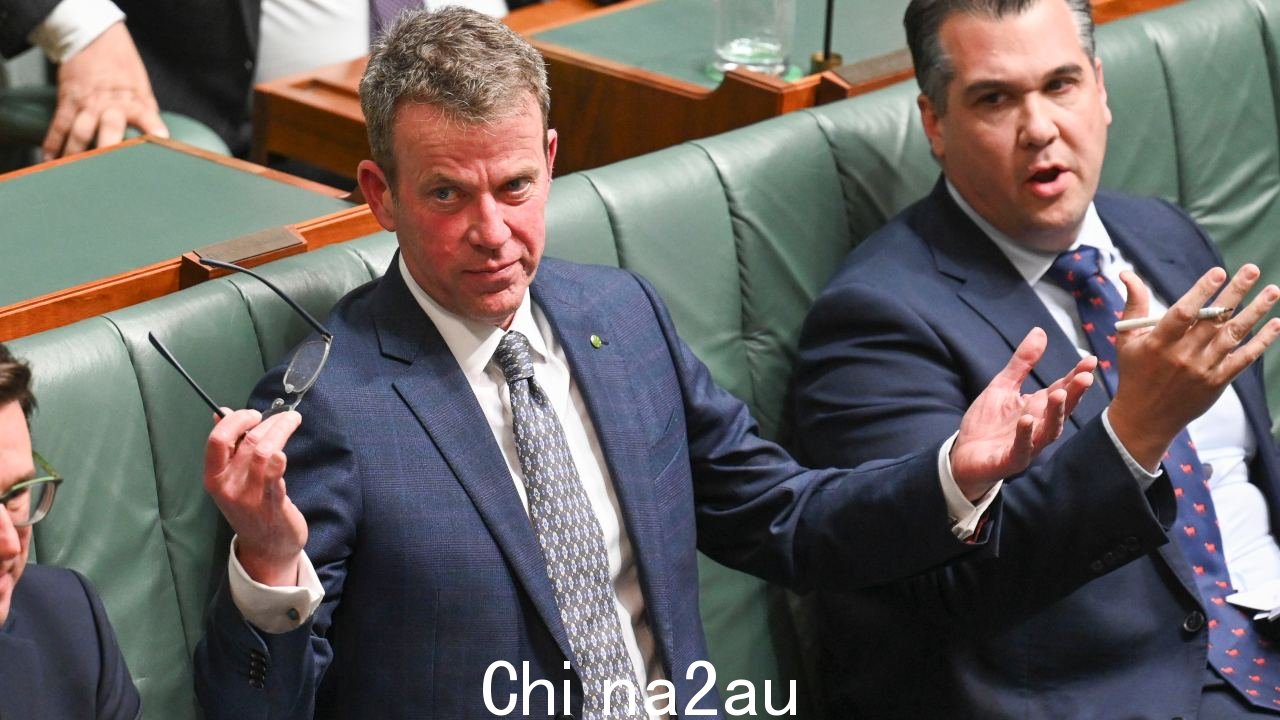 Tehan 先生在质询时间对内政部长的说法进行了谴责。图片:NewsWire / Martin Ollman