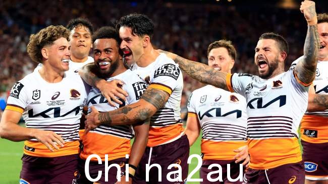 妈妈的争议发生在一年多前,他的球队在 2023 年 NRL 总决赛中令人心碎地输给彭里斯黑豹队,上演了令人惊叹的帽子戏法。图片:Adam Head